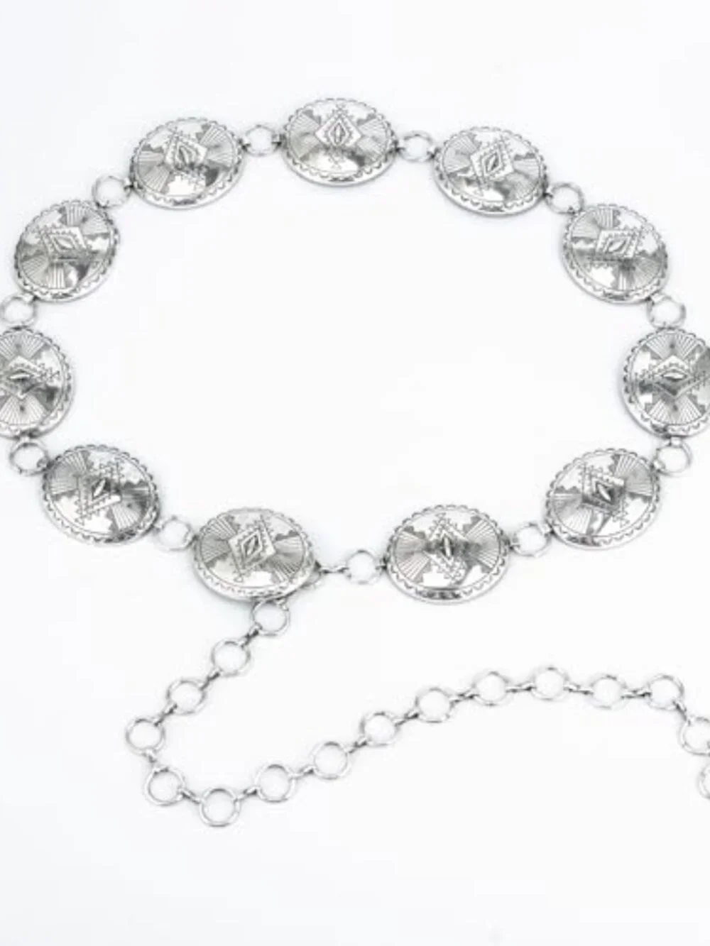 Western Metal Concho Waist Chain for Women | Cowgirl Adjustable